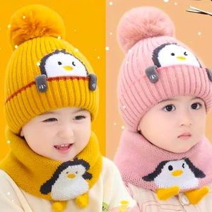 COPY - Girls and boys winter hat and scarf set